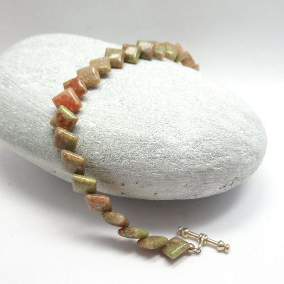 Jasper Diamond Bracelet - Picture 1 of 9